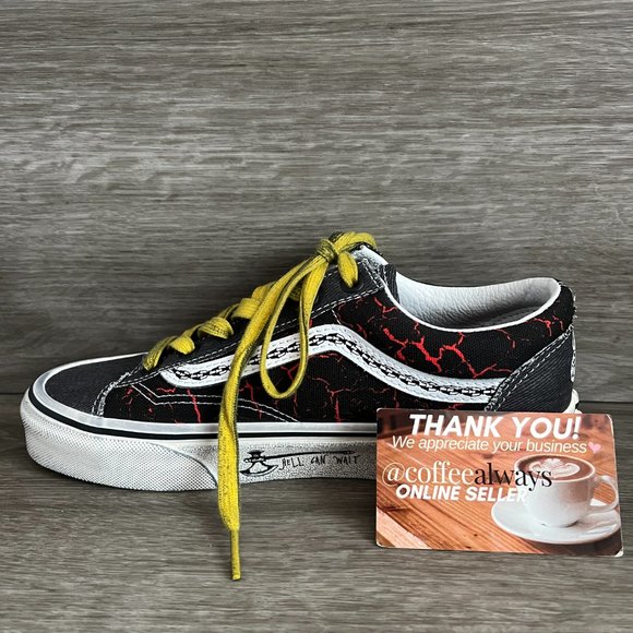 Vans Stranger Things Netflix Hellfire Club Style 36 Women's NWOB - Picture 4 of 11